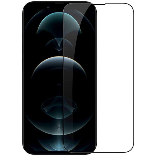 محافظ صفحه نمایش دارای توری محافظ اسپیکر سوپر دی مدل Super D Glass مناسب برای گوشی موبایل اپل Iphone 14 plus  