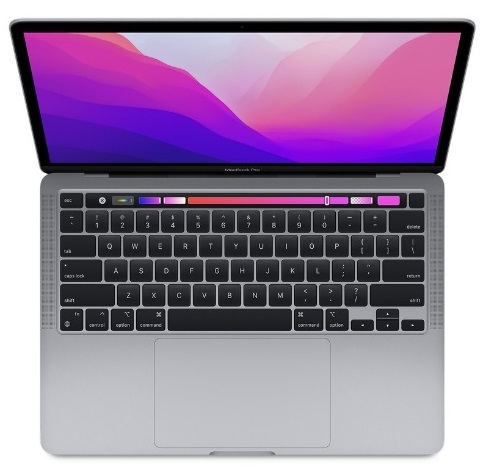 لپ تاپ اپل 13.3 اینچی مدل Apple MacBook Pro 2022 MNEH3 پردازنده M2 رم 8GB حافظه 256GB SSD
